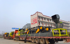 粉狀有機肥生產(chǎn)線發(fā)往陜西府谷